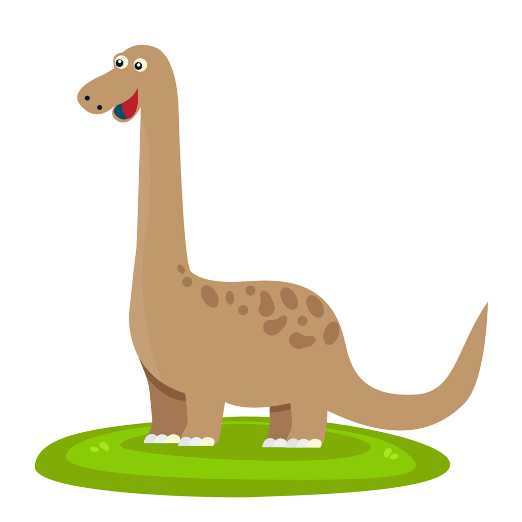 Png version of Cartoon dinosaur vector illustration for free download 