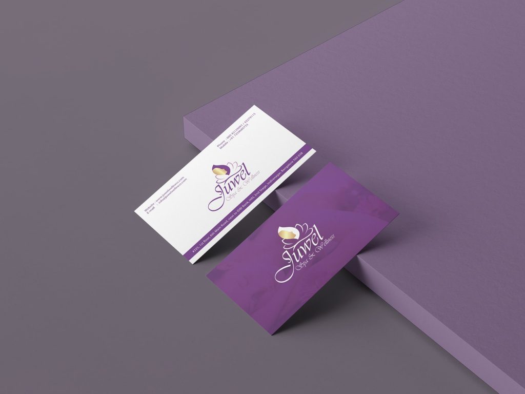 Business Card design for Juwell Wellness Spa