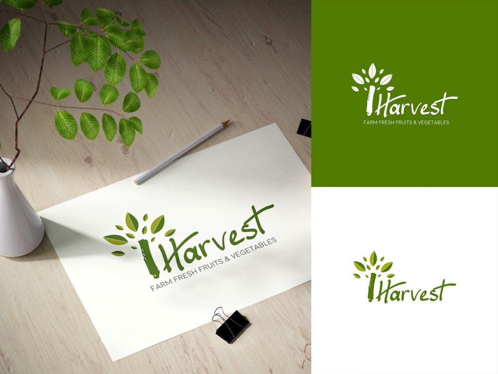 Logo design for iHarvest, a retail store.